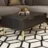 Natick Coffee Table with 2 Drawers - Black, Wood