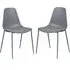 Naxos Dining Chairs - Grey, Metal