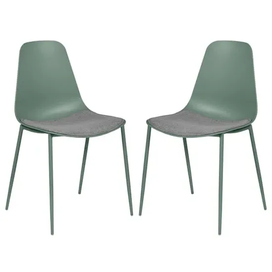Naxos Dining Chairs - Sage, Metal