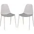 Naxos Dining Chairs - Stone, Metal
