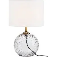 Naxos Globe Table Lamp - White, Glass