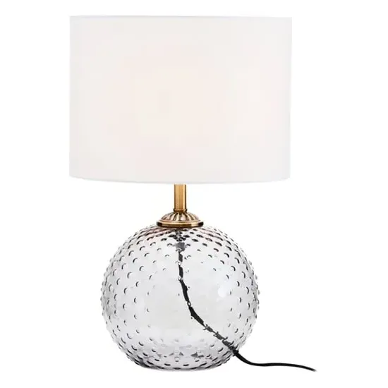 Naxos Globe Table Lamp - White, Glass