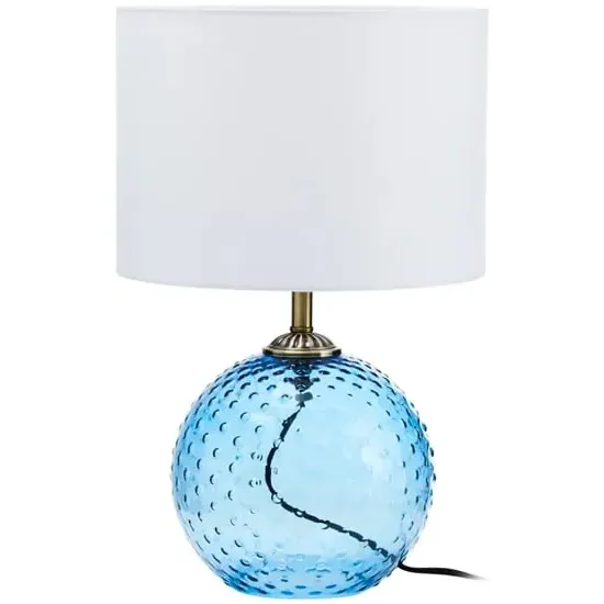 Naxos Globe Table Lamp - White, Glass