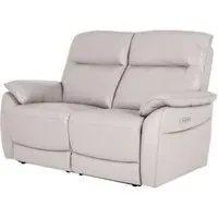 Neci 2-Seater Fixed Sofa - Cashmere, Leather