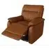 Neci Electric Recliner Armchair - Tan, Leather