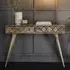 Neenah Console Table with 2 Drawers - Burnt Wax, Mango Wood