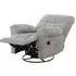 Nelson Glider Swivel Recliner Chair - Grey, Fabric