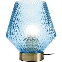 Nelson Table Lamp - Blue, Glass