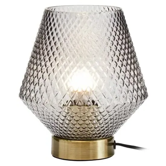 Nelson Table Lamp - Grey, Glass