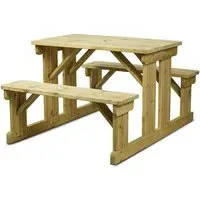 Nentwich 8-Seater Walk-In Dining Set - Natural, Timber