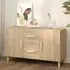 Neola Sideboard with 2 Doors 2 Drawers - Sonoma Oak