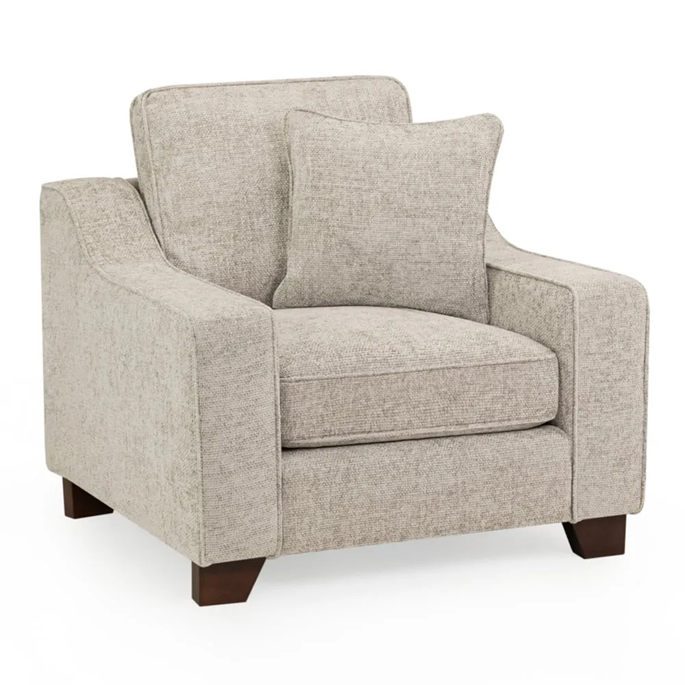 Nepean 1-Seater Sofa - Stone, Fabric