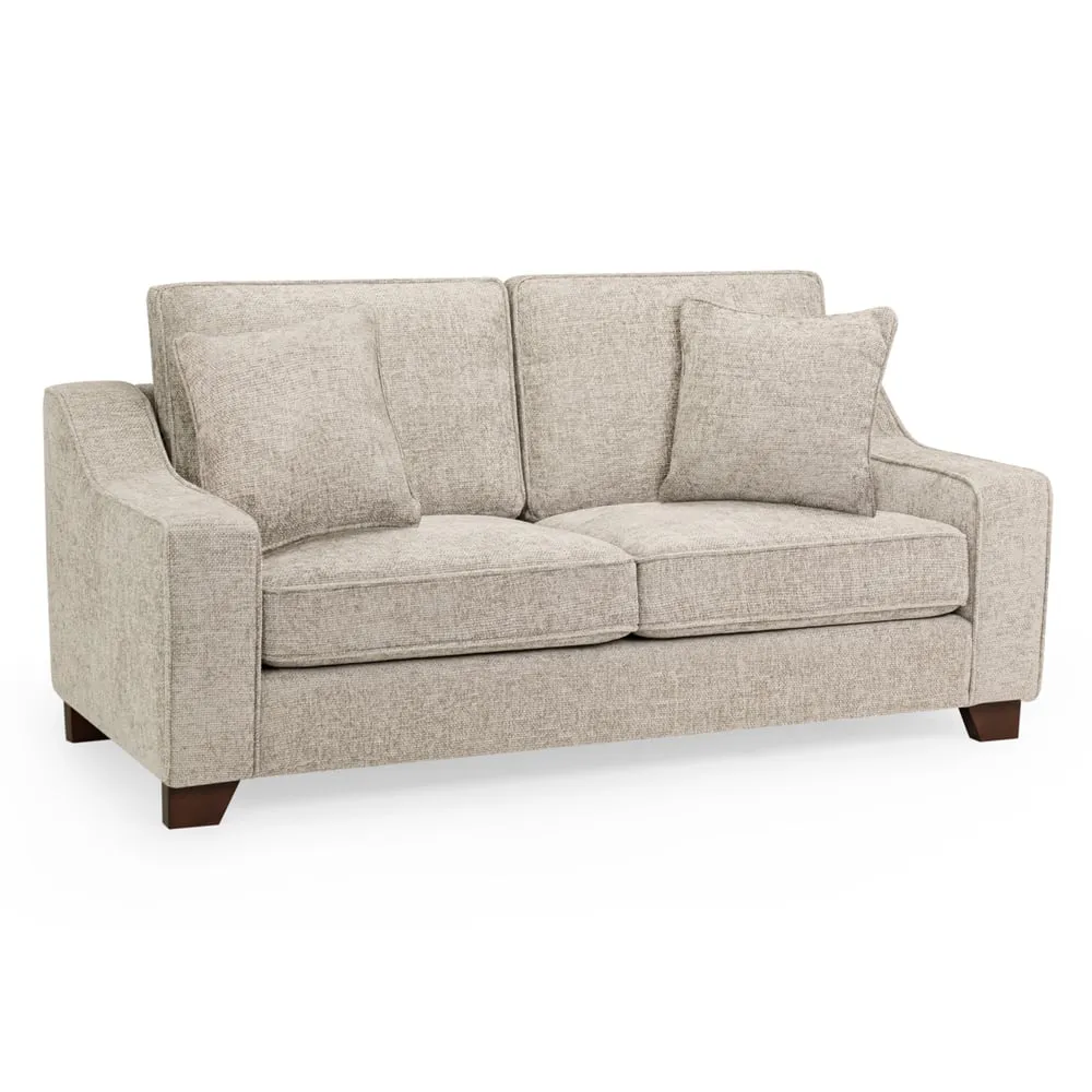 Nepean 3-Seater Sofa - Stone, Fabric