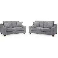 Nepean 3+2 Seater Sofa Set - Slate, Fabric