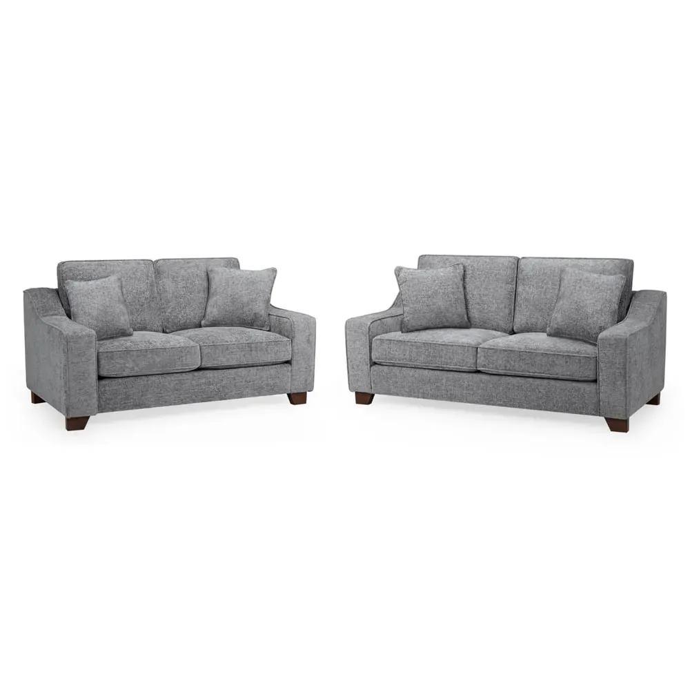 Nepean 3+2 Seater Sofa Set - Slate, Fabric