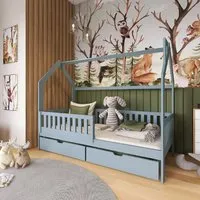 Nepean Day Bed with Storage - Grey, Pine