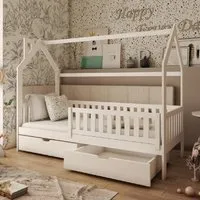 Nepean Day Bed with Storage - White, Pine