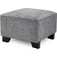 Nepean Fabric Footstool - Slate