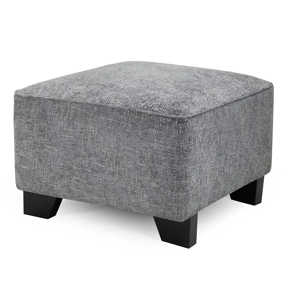 Nepean Fabric Footstool - Slate image