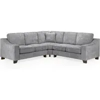 Nepean L-Shaped Corner Sofa - Slate, Fabric