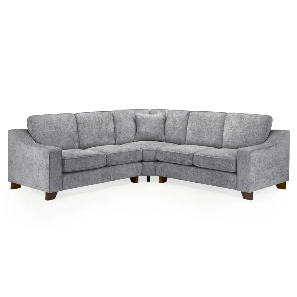 Nepean L-Shaped Corner Sofa - Slate, Fabric