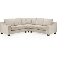Nepean L-Shaped Corner Sofa - Stone, Fabric