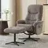 Nepean Swivel Recliner Chair with Stool - Ash, Fabric