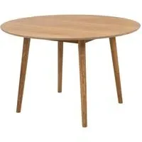 Nephi Round Dining Table - Oak