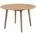 Nephi Round Dining Table - Oak