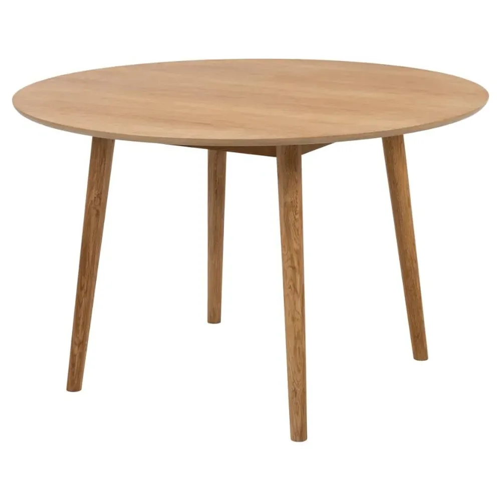 Nephi Round Dining Table - Oak