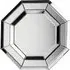 Newall Octagonal Wall Mirror - Silver