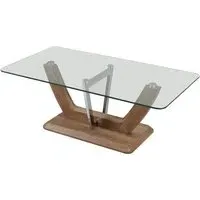 Newark Coffee Table - Clear, Glass