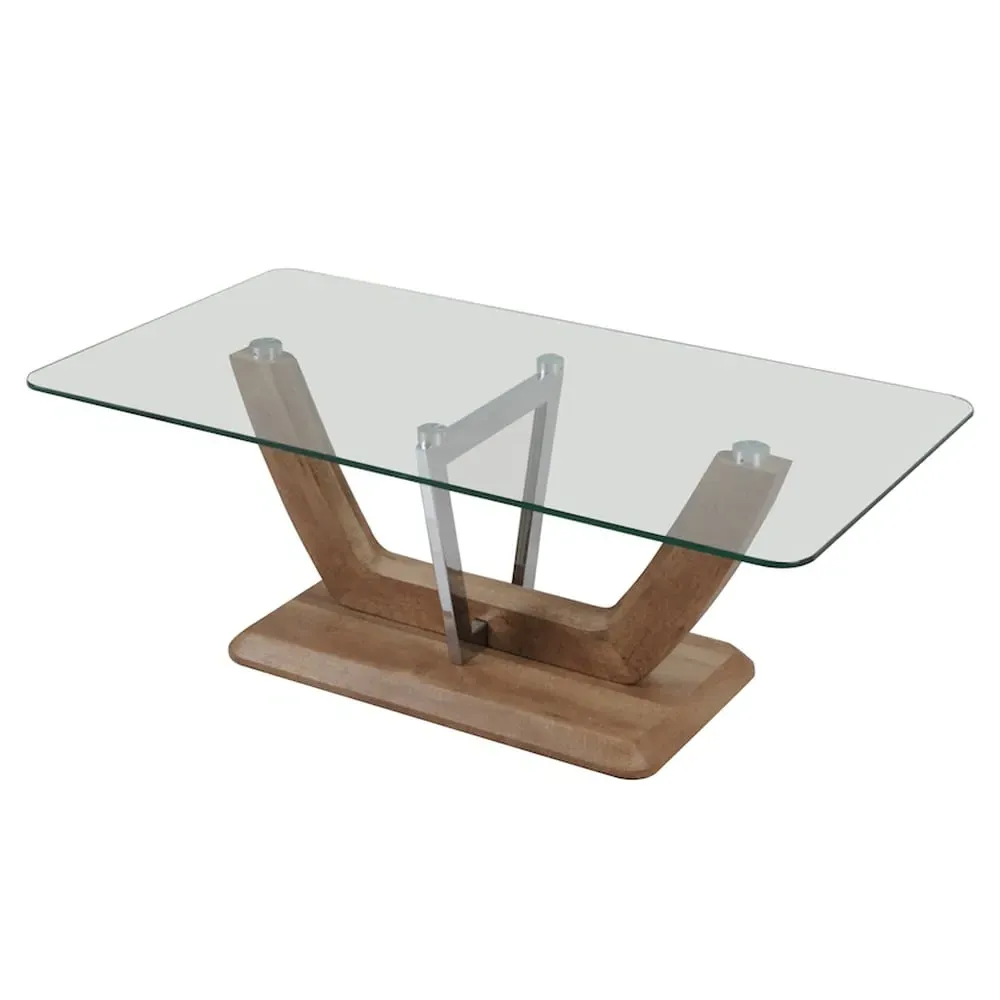 Newark Coffee Table - Clear, Glass