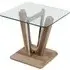 Newark End Table - Clear, Glass