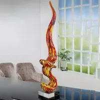 Newark Glass Momentum Sculpture - Multicolour