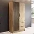 Newberry 2-Door Wardrobe with Storage - Artisan Oak