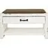 Newberry Shoe Storage Bench with Drawer - White, MDF