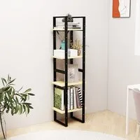Newell 4-Tier Bookshelf - Natural, Pine Wood