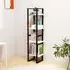 Newell 4-Tier Bookshelf - White, Pine Wood