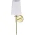 Newkirk Wall Light - White, Fabric