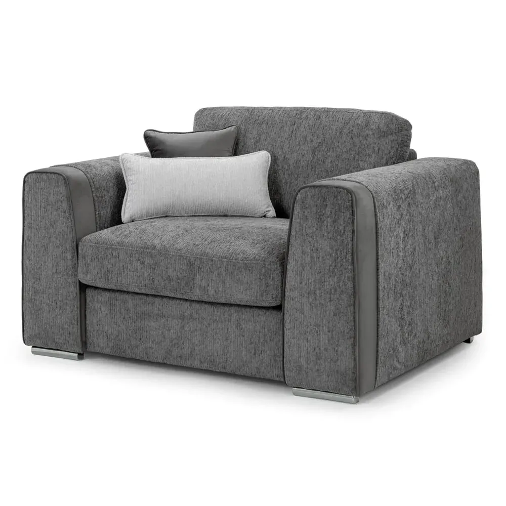 Newnan 1-Seater Sofa - Grey, Fabric