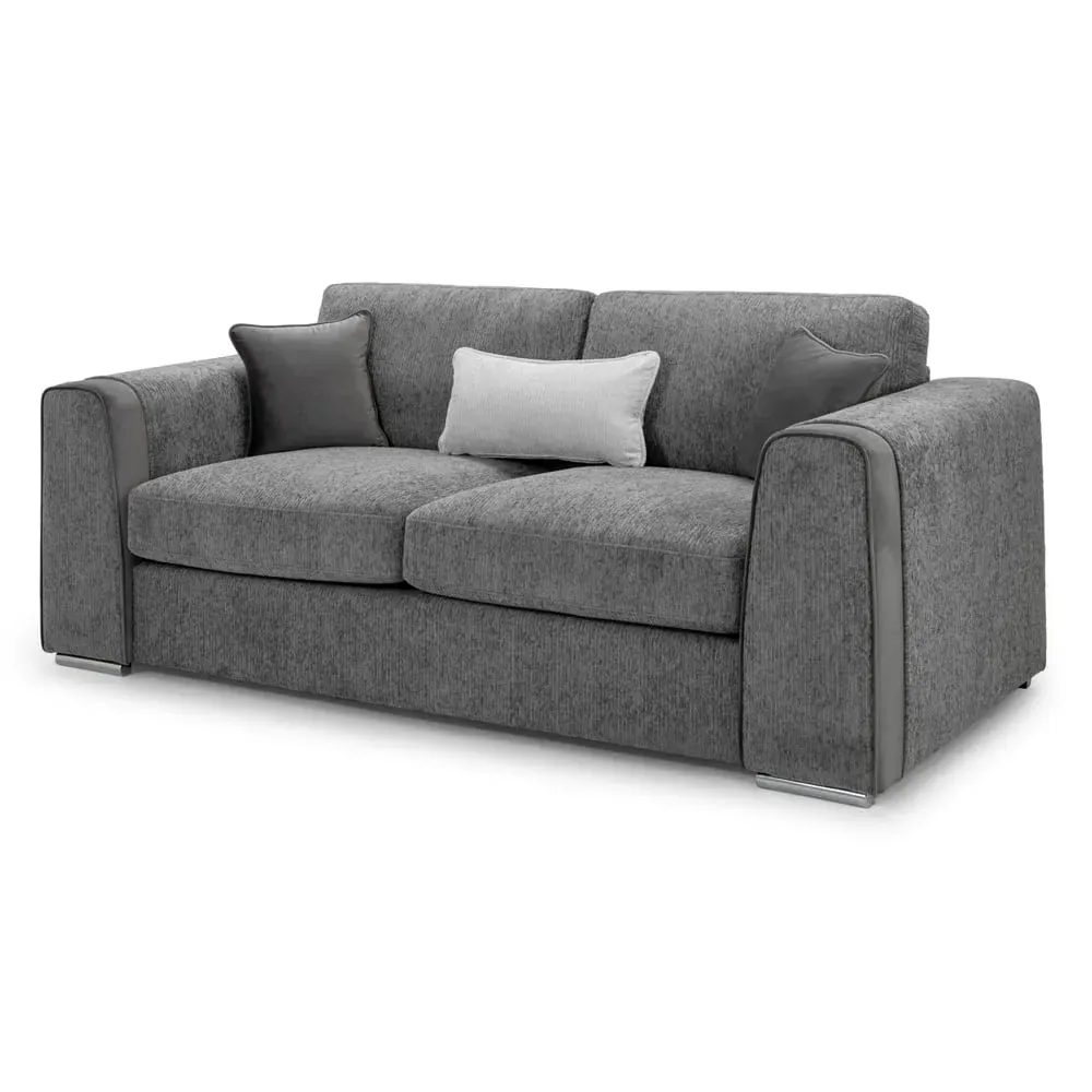 Newnan 3-Seater Sofa - Grey, Fabric