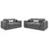 Newnan 3+2 Seater Sofa Set - Grey, Fabric