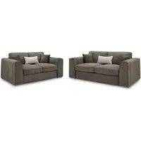 Newnan 3+2 Seater Sofa Set - Mocha, Fabric