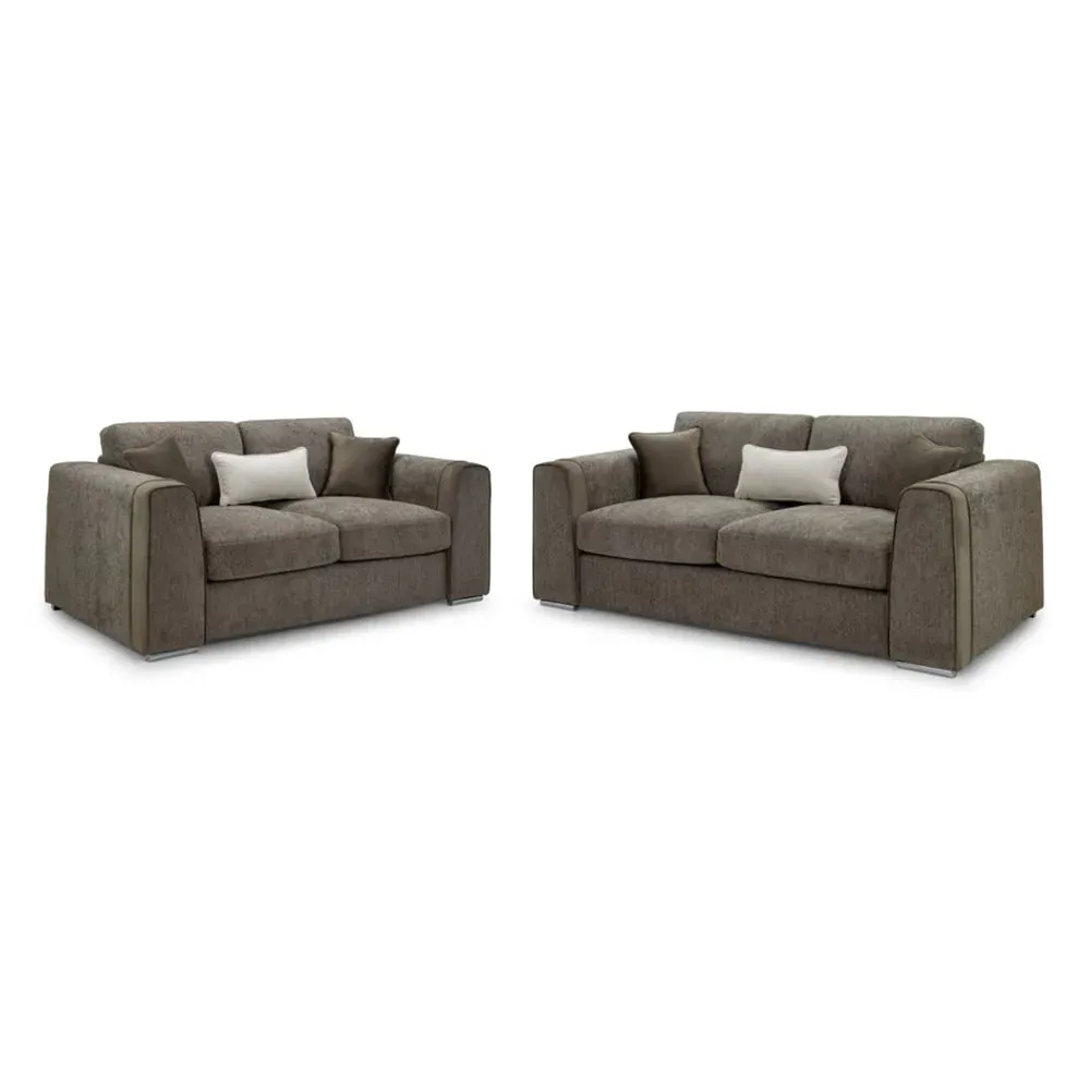 Newnan 3+2 Seater Sofa Set - Mocha, Fabric