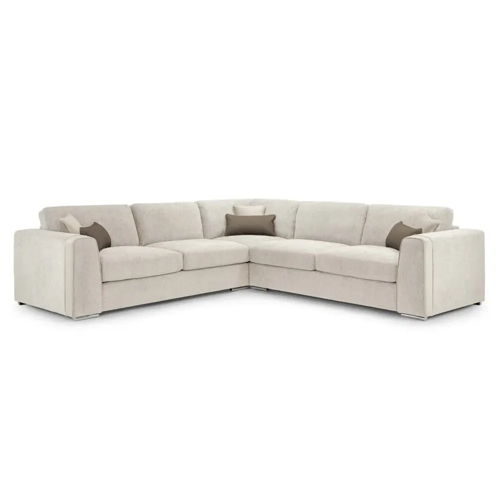 Newnan Corner Sofa - Beige, Fabric image