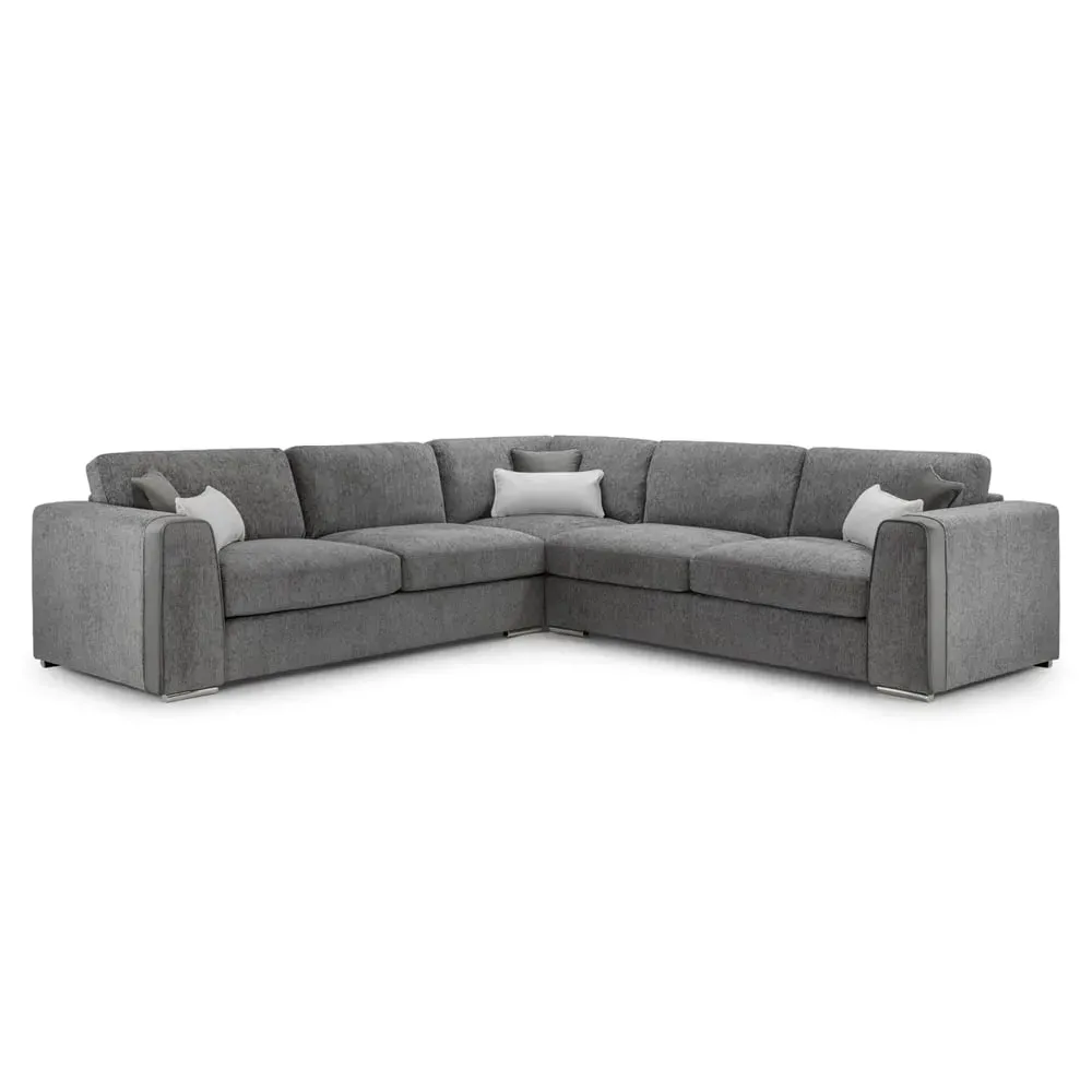 Newnan Corner Sofa - Grey, Fabric