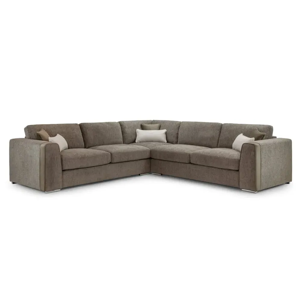 Newnan Corner Sofa - Mocha, Fabric