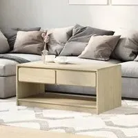 Newport Coffee Table with 2 Drawers - Oak, Pine