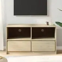 Newport TV Stand with 2 Drawers - Oak, Pine